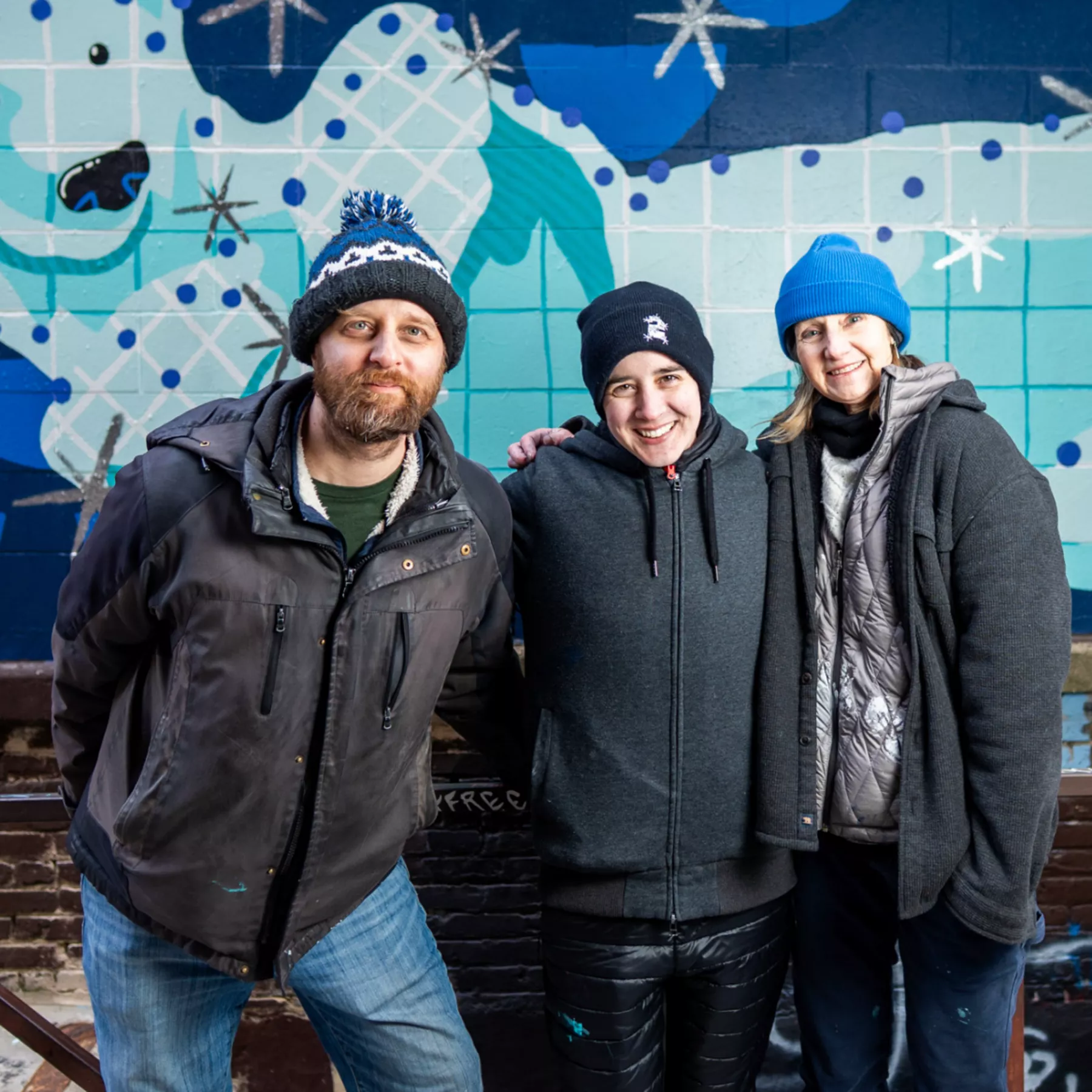 Pictured mural by Hannah Tews